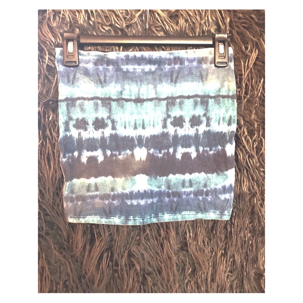Tie-dye miniskirt